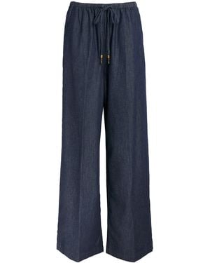 FRAME Offshore High-Rise Wide-Leg Jeans - Blue