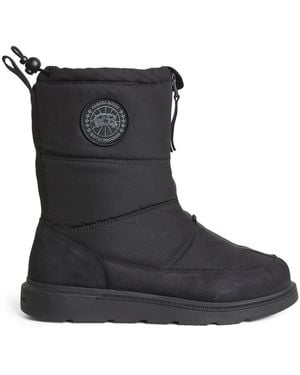Canada Goose Padded Crofton Fold-Over Boots - Black