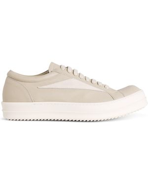 Rick Owens Tumbled Lambskin Vintage Trainers - Red