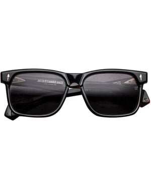 Jacques Marie Mage Bearcreek Square Sunglasses - Black
