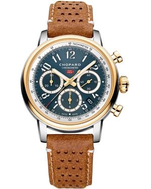 Chopard And Lucent Steel Mille Miglia Chronograph Watch - Metallic