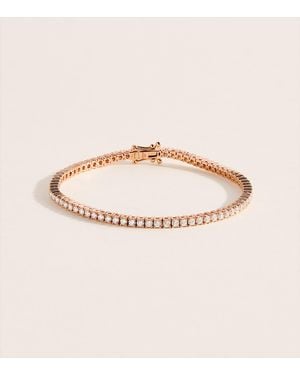Harrods And Diamond Tennis Bracelet - Natural