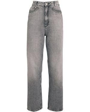 Sandro Stonewash Straight-Leg Jeans - Grey