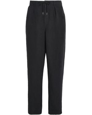 Polo Ralph Lauren Linen Drawstring Pants - Black