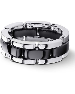 CHANEL Medium And Ceramic Flexible Ultra Ring - Metallic