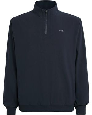 Vuori Venture Quarter Zip Jacket - Blue