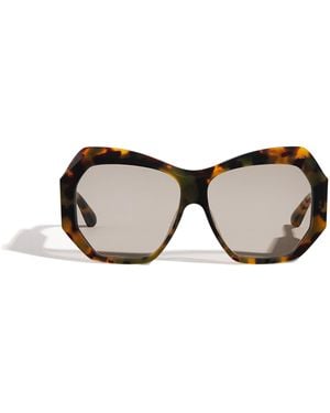 JOSEPH Butterfly Slima Sunglasses - Brown