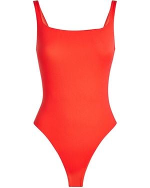 Skims Fits Everybody Square-neck Bodysuit - Red
