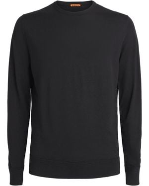 Barena Merino Crew-Neck Sweater - Black