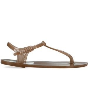 Christopher Esber Billi T-Bar Flat Sandals - Brown