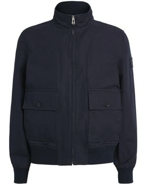 Belstaff Linen-Cotton Helston Jacket - Blue