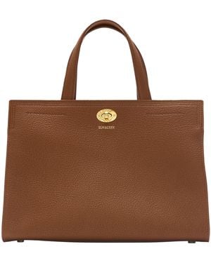 Burberry Small Cotswolds Tote - Brown