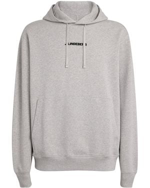 J.Lindeberg Cotton Callan Hoodie - Grey