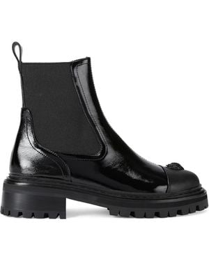 Kurt Geiger Leather Sloane Chelsea Boots - Black