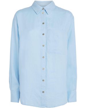 Heidi Klein Linen Ponza Shirt - Blue