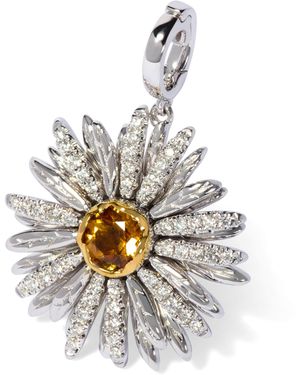 Annoushka Citrine And Diamond Mythology Diamond Charm - White