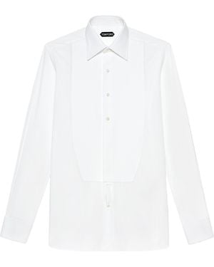 Tom Ford Cotton Poplin Slim-Fit Shirt - White