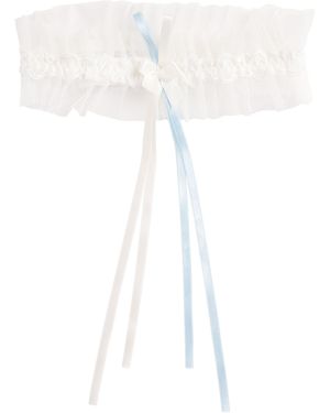 Simone Perele Lace Wish Garter - White