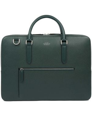 Serapian Zip-Up Slim Briefcase in Black for Men | Lyst Serapian Zip-Up Slim Briefcase in Black for Men | Lyst