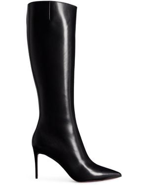Christian Louboutin Kate Botta 85 Calf Boots - Black