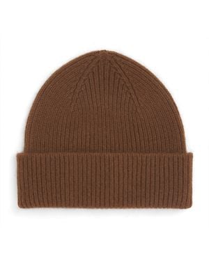 Le Bonnet Lambswool-Caregora Classic Beanie - Brown