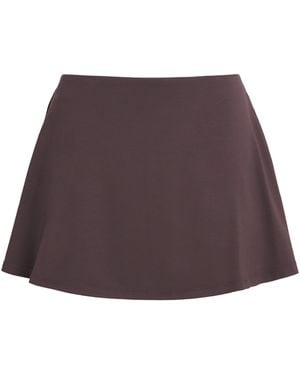 Skims Smooth Lounge Mini Skort - Brown