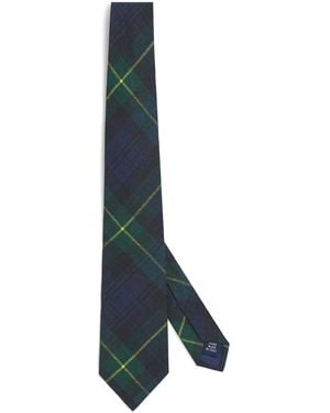 Polo Ralph Lauren Linen Tartan Tie - Blue