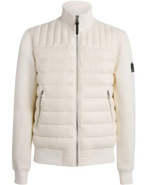 Mackage Cotton-Blend Hybrid Bomber Jacket - Natural