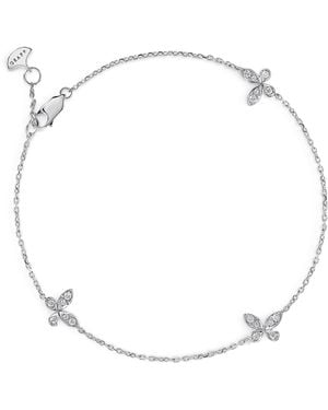 Graff Small And Diamond Butterfly Bracelet - Metallic