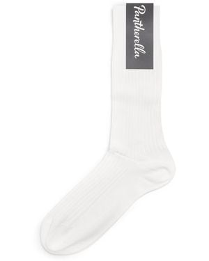 Pantherella Ribbed Danvers Socks - White