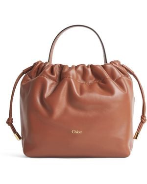 Chloé Small Icons Shoulder Bag - Brown