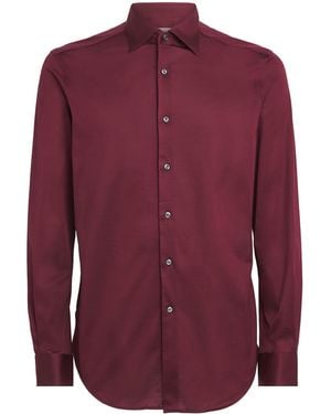 Pal Zileri Cotton Effortless Shirt - Red