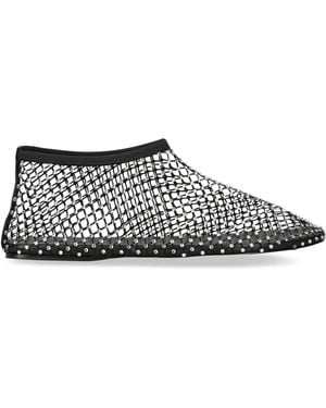 Christopher Esber Mesh Minette Ballet Flats - Black