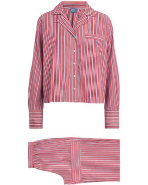 Polo Ralph Lauren Cotton Stripe Pyjama Set - Pink