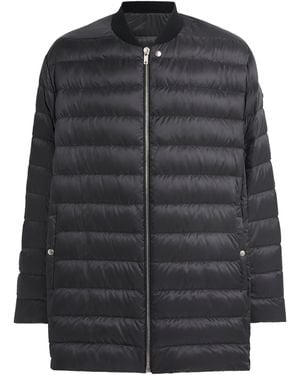 Rick Owens X Moncler Down Padded Flight Jacket - Black