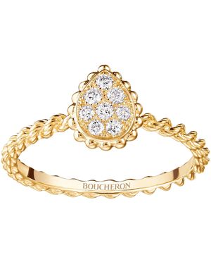 Boucheron And Diamond Serpent Bohème Ring - Metallic