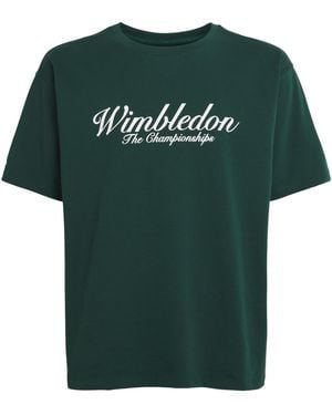 Ralph Lauren X Wimbledon Script T-Shirt - Green