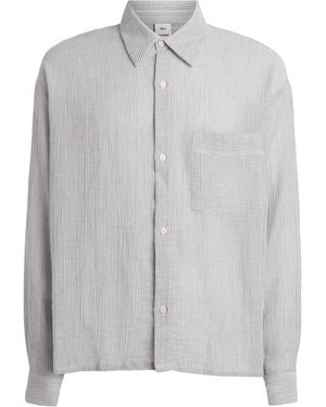 Won Hundred Cotton Maza Shirt - Grey