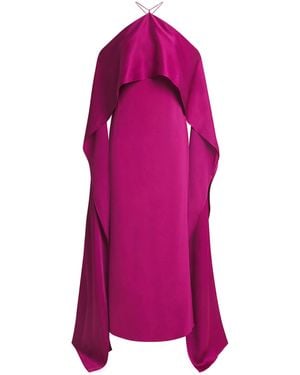 Taller Marmo Halterneck Nan Maxi Dress - Pink