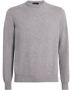 Colombo Kid Cashmere Crew-Neck Jumper - Grey