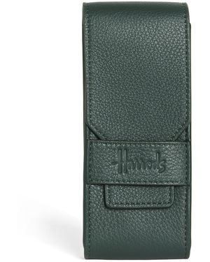 Jean Rousseau X Harrods Leather Watch Pouch - Green