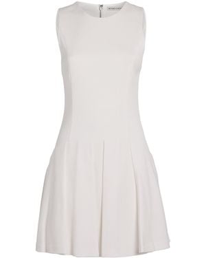 Alice + Olivia Sleeveless Adley Mini Dress - White