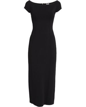 JOSEPH Milano-Knit Foin Compact Maxi Dress - Black