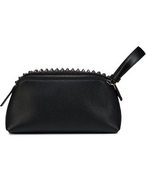 Christian Louboutin Funky Leather Travel Pouch - Black