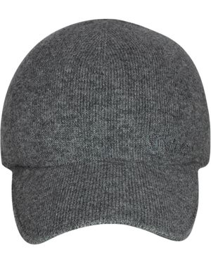 Saint Laurent Vintage Cashmere Baseball Cap in Black for Men  display picture 3