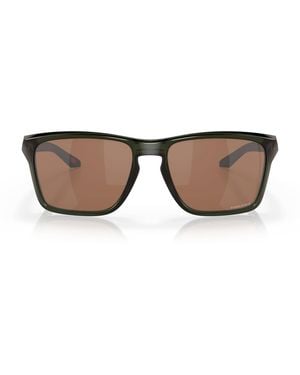 Oakley Sylas Rectangle Sunglasses - Brown