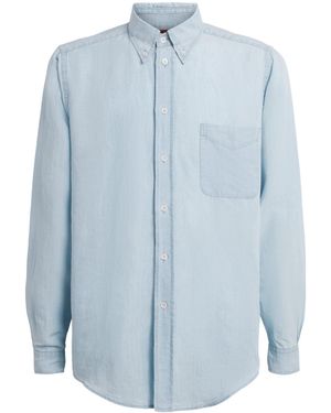 Barena Denim Button-Down Shirt - Blue