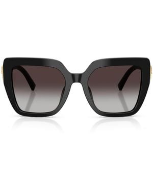 Dolce & Gabbana Square Cat-Eye Sunglasses - Black
