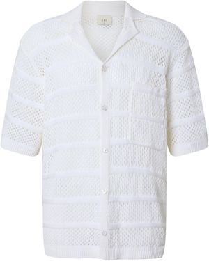CHE Cotton Perforated Desiderio Shirt - White