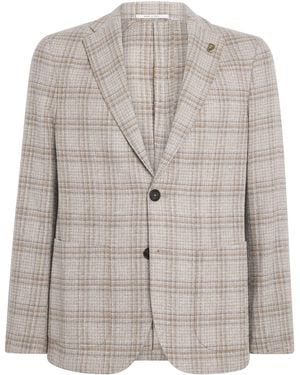 Pal Zileri Wool-Silk-Blend Brera Blazer - Natural